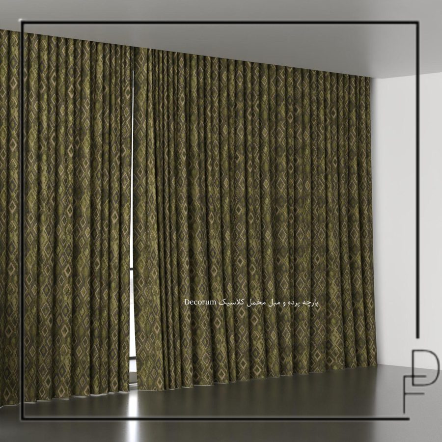 Decorum پارچه پرده و مبل مخمل کلاسیک (7)